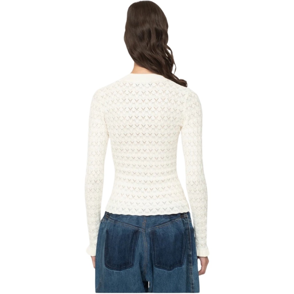 SEA NY Rue Sweater Cream NWT - Picture 4 of 10